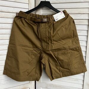NWT Uniqlo U x Lemaire Climbing Shorts Brown Size S 27-30in